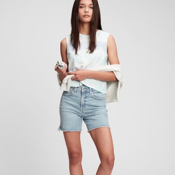 Gap Teen Midi Denim Shorts - Picture 1 of 5